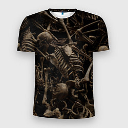 Мужская спорт-футболка Человеческие кости