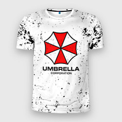 Футболка спортивная мужская Umbrella - white dirt, цвет: 3D-принт