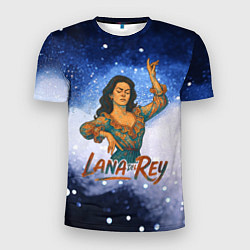 Мужская спорт-футболка Lana Del Rey танцует
