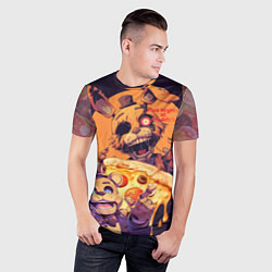 Футболка спортивная мужская FNaF Bonnie-Freddy, цвет: 3D-принт — фото 2