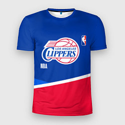Футболка спортивная мужская LA Clippers - basketball, цвет: 3D-принт