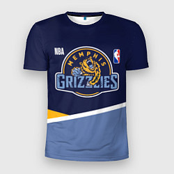 Мужская спорт-футболка Мемфис Гриззлис - линии