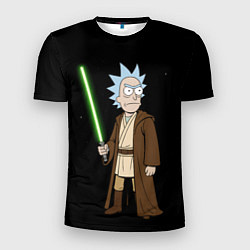 Футболка спортивная мужская Рик - светлая сторона силы, цвет: 3D-принт