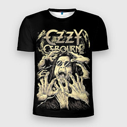 Футболка спортивная мужская Ozzy Osbourne - head and hands, цвет: 3D-принт