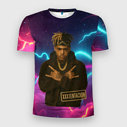Футболка спортивная мужская XXXTentacion с цепью, цвет: 3D-принт