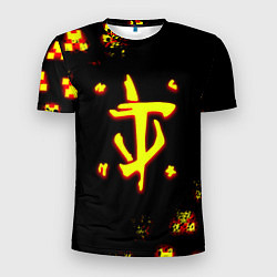 Мужская спорт-футболка Doom x minecraft