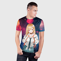 Футболка спортивная мужская Марин Китагава с любовью - Эта фарфоровая кукла вл, цвет: 3D-принт — фото 2