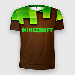 Футболка спортивная мужская Minecraft forever, цвет: 3D-принт