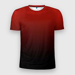 Мужская спорт-футболка Red gradient