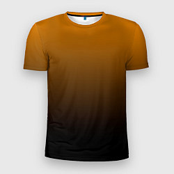 Мужская спорт-футболка Orange gradient