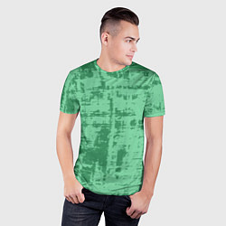 Футболка спортивная мужская Текстура с потертостями, цвет: 3D-принт — фото 2