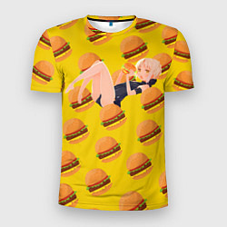 Футболка спортивная мужская Сейбер Альтер в бургерах, цвет: 3D-принт