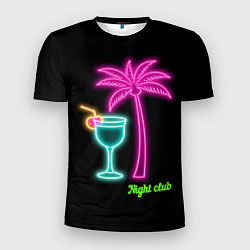 Футболка спортивная мужская Night club, цвет: 3D-принт