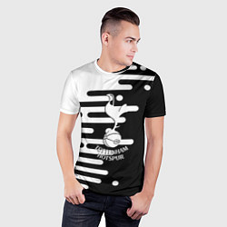 Футболка спортивная мужская Тоттенхэм Хотспур геометрия, цвет: 3D-принт — фото 2