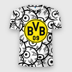 Мужская спорт-футболка Borussia глаза текстура