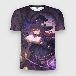 Футболка спортивная мужская Аниме Ведьма Читает Книгу Заклинаний, цвет: 3D-принт