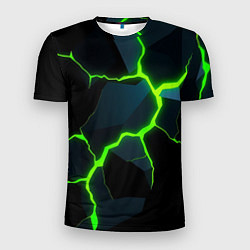 Мужская спорт-футболка Glow green neon