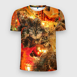 Мужская спорт-футболка Атмосфера Рождества