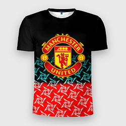 Мужская спорт-футболка Манчестер Юнайтед ниндзя паттерн