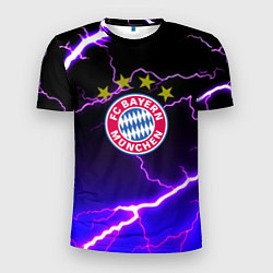 Мужская спорт-футболка Bayern Mnchen молнии шторм