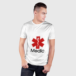 Футболка спортивная мужская Медик, цвет: 3D-принт — фото 2