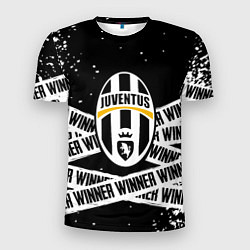 Футболка спортивная мужская Juventus подедитель краски, цвет: 3D-принт
