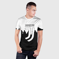 Футболка спортивная мужская Ювентус команды, цвет: 3D-принт — фото 2