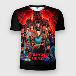 Футболка спортивная мужская Все герои Загадочные события финал, цвет: 3D-принт