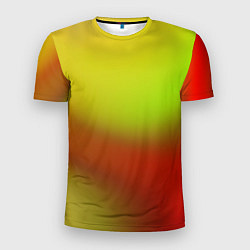 Футболка спортивная мужская Color multicolored gradient, цвет: 3D-принт