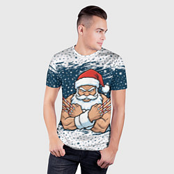 Футболка спортивная мужская Сантамаха, цвет: 3D-принт — фото 2