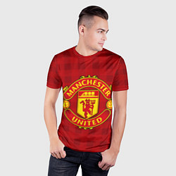 Футболка спортивная мужская Manchester United, цвет: 3D-принт — фото 2