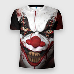 Мужская спорт-футболка Зомби клоун