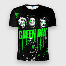 Мужская спорт-футболка Green Day: Acid Colour