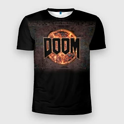 Мужская спорт-футболка DOOM Fire