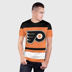Футболка спортивная мужская Philadelphia Flyers, цвет: 3D-принт — фото 2