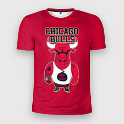 Футболка спортивная мужская Chicago bulls, цвет: 3D-принт