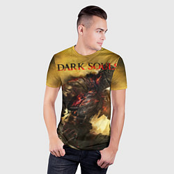 Футболка спортивная мужская Dark Souls: Braveheart, цвет: 3D-принт — фото 2
