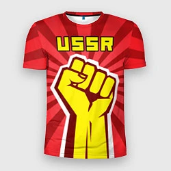 Мужская спорт-футболка Власть в кулаке СССР