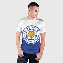 Футболка спортивная мужская Leicester City FC, цвет: 3D-принт — фото 2