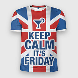 Мужская спорт-футболка Keep calm its friday