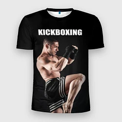 Футболка спортивная мужская Kickboxing, цвет: 3D-принт
