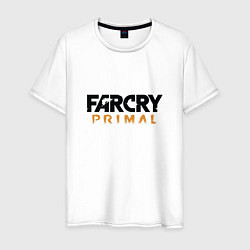 Футболка хлопковая мужская Far Cry: Primal Logo, цвет: белый