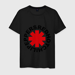 Футболка хлопковая мужская Red Hot Chili Peppers, цвет: черный