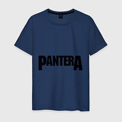 Футболка хлопковая мужская Pantera, цвет: тёмно-синий