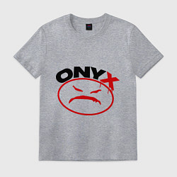 Футболка хлопковая мужская Onyx, цвет: меланж