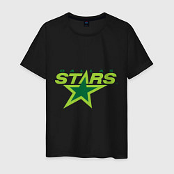 Футболка хлопковая мужская Dallas Stars, цвет: черный