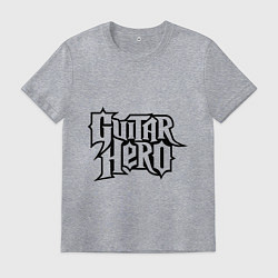 Футболка хлопковая мужская Guitar Hero, цвет: меланж