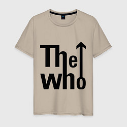 Футболка хлопковая мужская The Who, цвет: миндальный