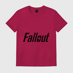 Футболка хлопковая мужская Fallout, цвет: маджента