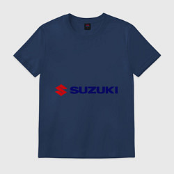 Футболка хлопковая мужская Suzuki, цвет: тёмно-синий
